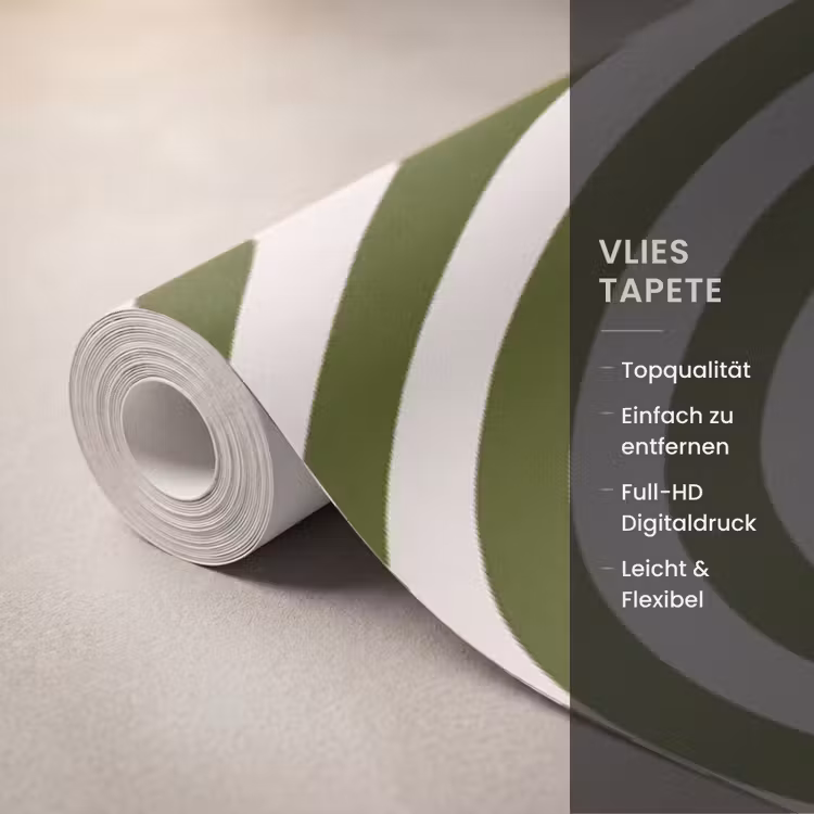 Abstract - Vormen - Modern - Groen Behang Vlies klein -USP_closeupDE