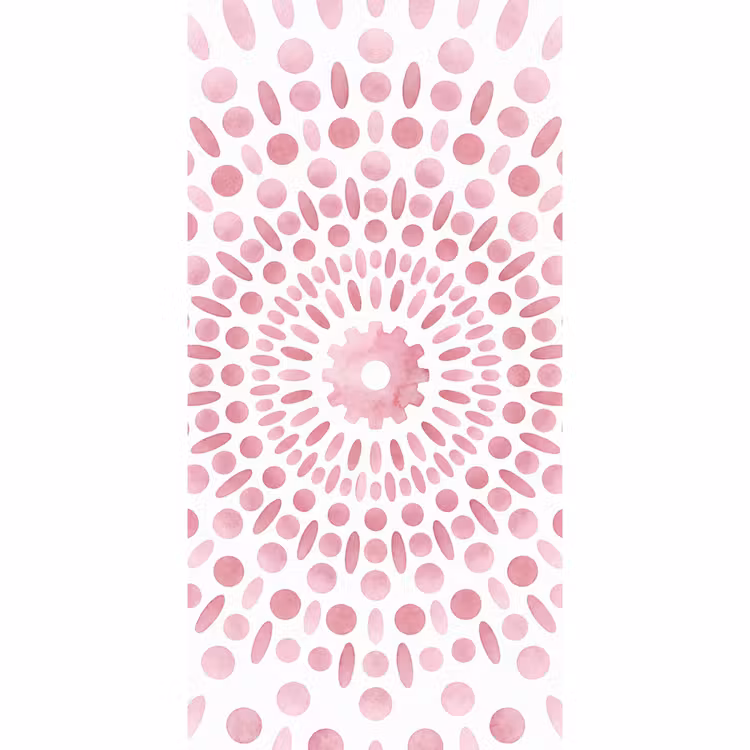 Abstract - Vormen - Patroon - Aquarel - Roze Behang Vlies klein -3d_website
