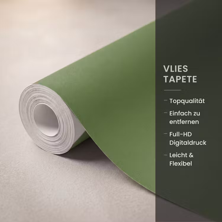 Abstract - Geometrie - Modern - Groen - Wit Behang Vlies klein -USP_closeupDE