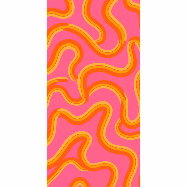 Abstract - Golvende lijnen - Modern - Kleurrijk Behang Vlies klein -3d_website