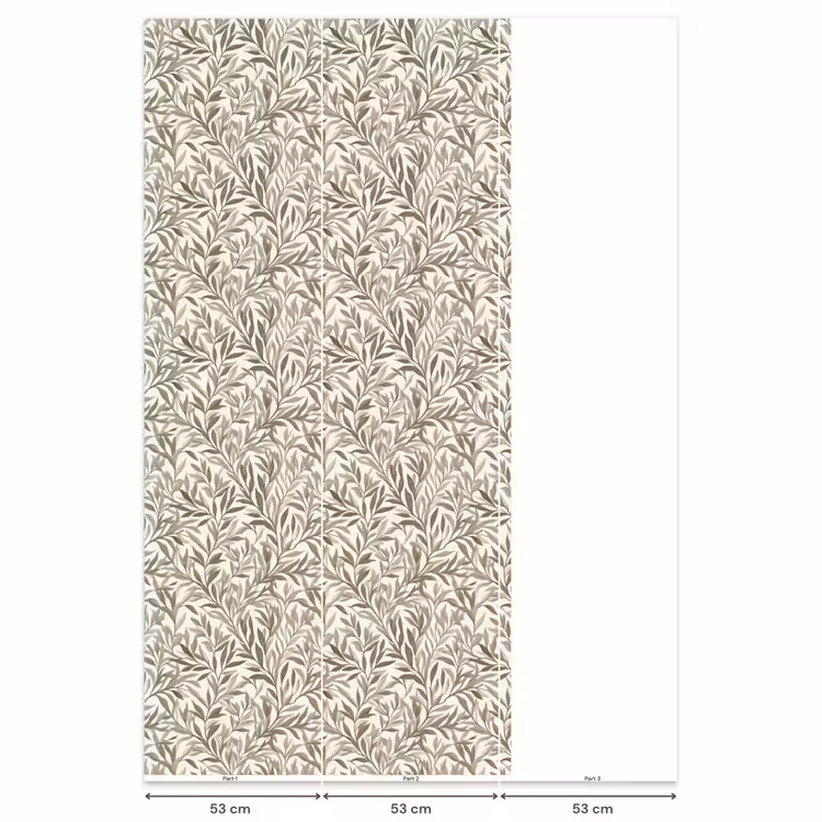 Takken - Botanisch - Taupe Behang Vlies klein 1076 -USP_banen