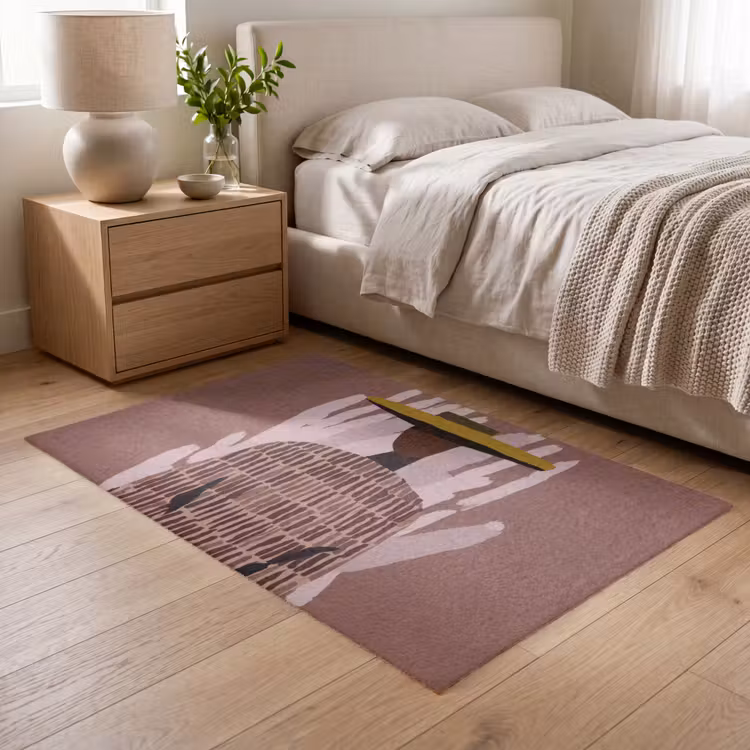Abstract - Figuur - Illustratie - Hoed Vloerkleed Rechthoek klein -atmosphere_sfeer3_global