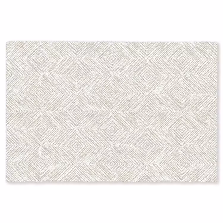 Abstract - Ruiten - Beige Vloerkleed Rechthoek klein 1091 -3d