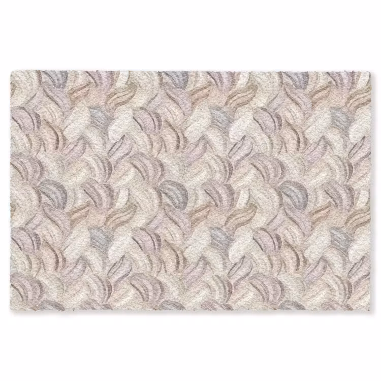Abstract - Golvend - Pastel Vloerkleed Rechthoek klein 1091 -3d