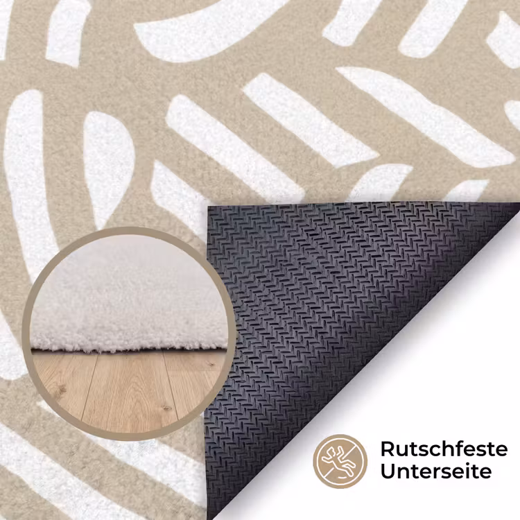 Abstract - Modern - Beige Vloerkleed Rechthoek klein 1091 -uniquesellingpoint_antislip_DE_DE