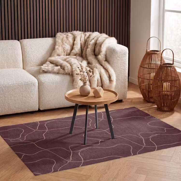Abstract - Modern - Bruin Vloerkleed Rechthoek klein 1091 -atmosphere_sfeer2_global