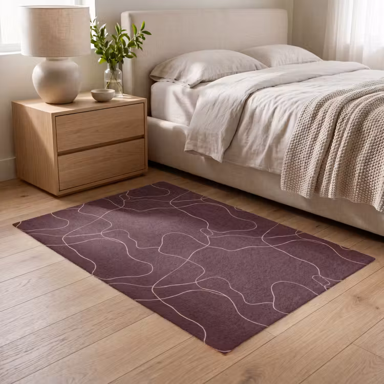 Abstract - Modern - Bruin Vloerkleed Rechthoek klein 1091 -atmosphere_sfeer3_global