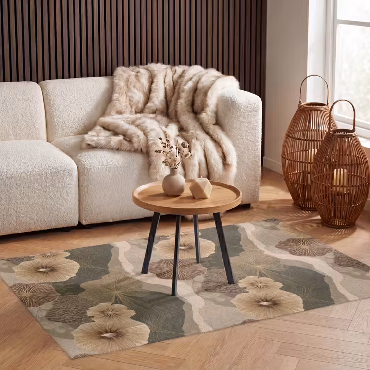 Abstract - Modern - Groen Vloerkleed Rechthoek klein 1091 -atmosphere_sfeer2_global