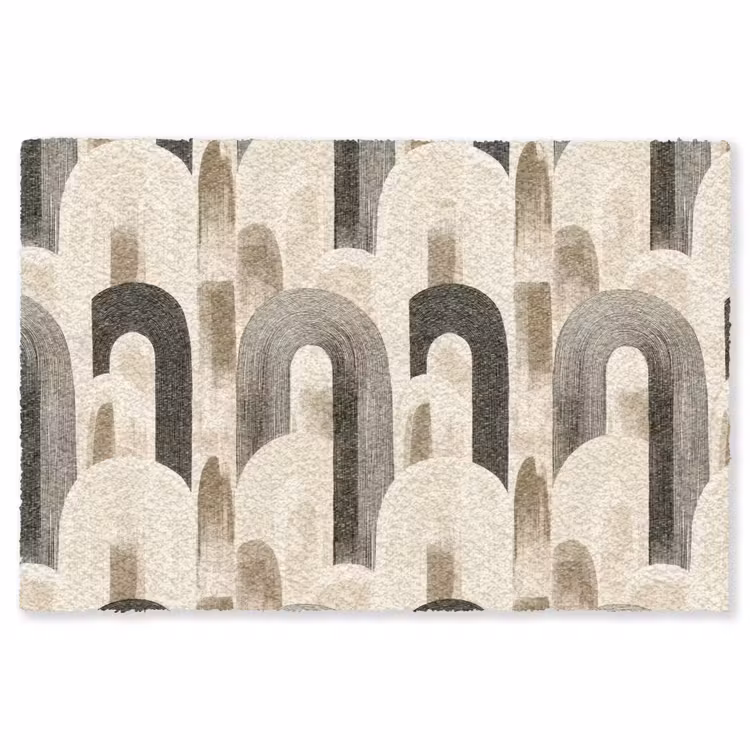 Abstract - Patroon - Bogen Vloerkleed Rechthoek klein 1091 -3d