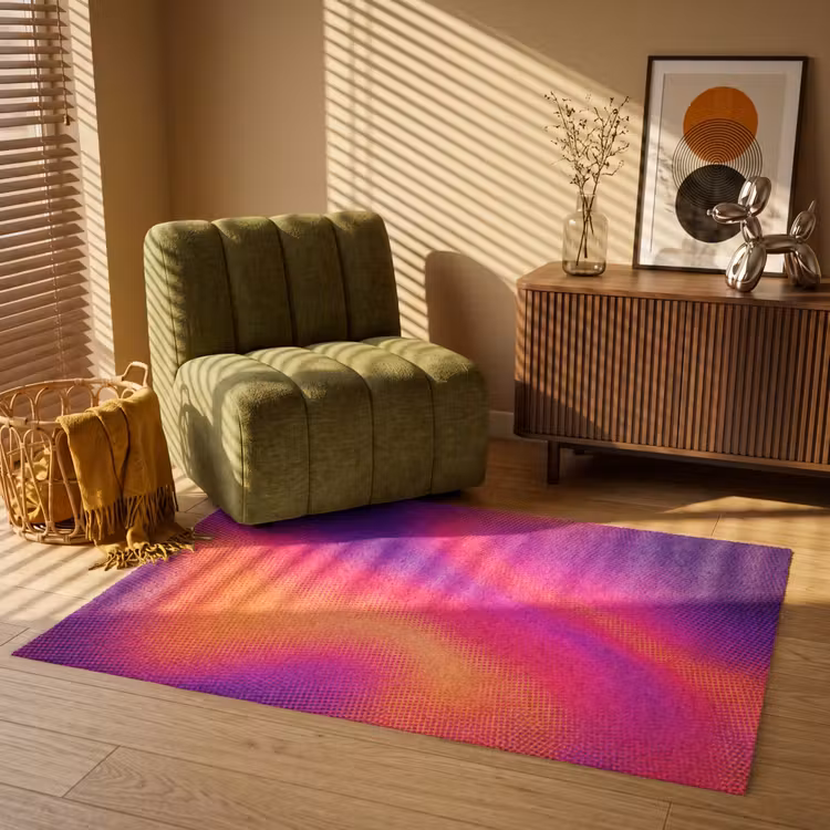 Abstract - Patroon - Kleurverloop Vloerkleed Rechthoek klein -atmosphere_sfeer1_global