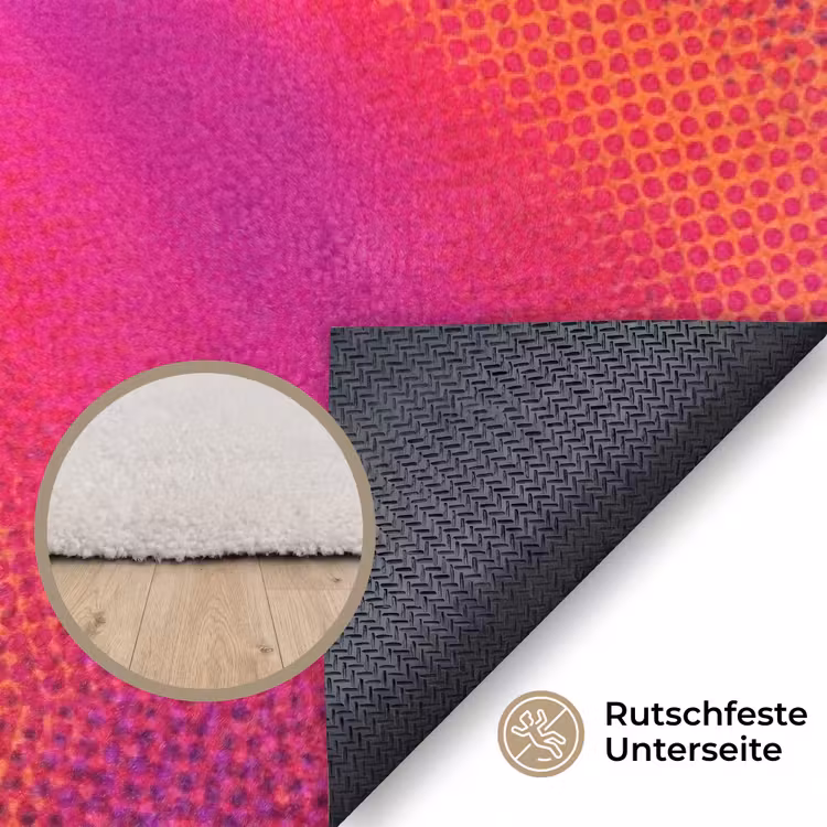 Abstract - Patroon - Kleurverloop Vloerkleed Rechthoek klein -uniquesellingpoint_antislip_DE_DE
