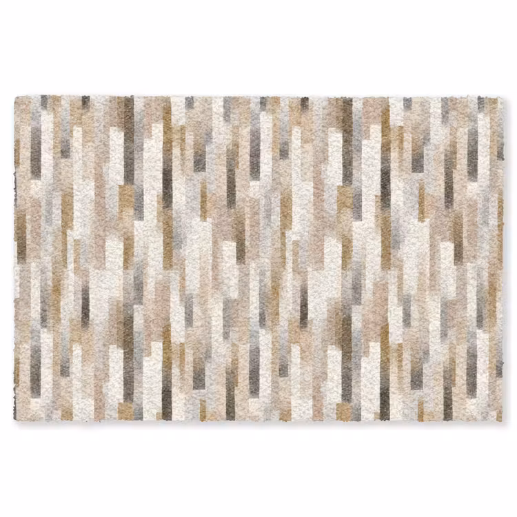 Abstract - Patroon - Kwaststreken Vloerkleed Rechthoek klein 1091 -3d