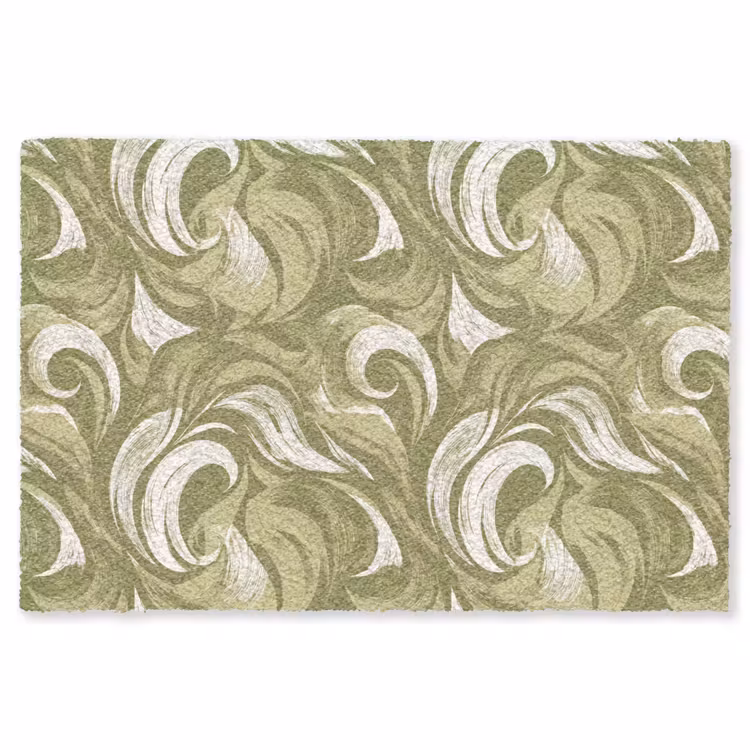 Abstract - Textuur - Groen Vloerkleed Rechthoek klein 1091 -3d