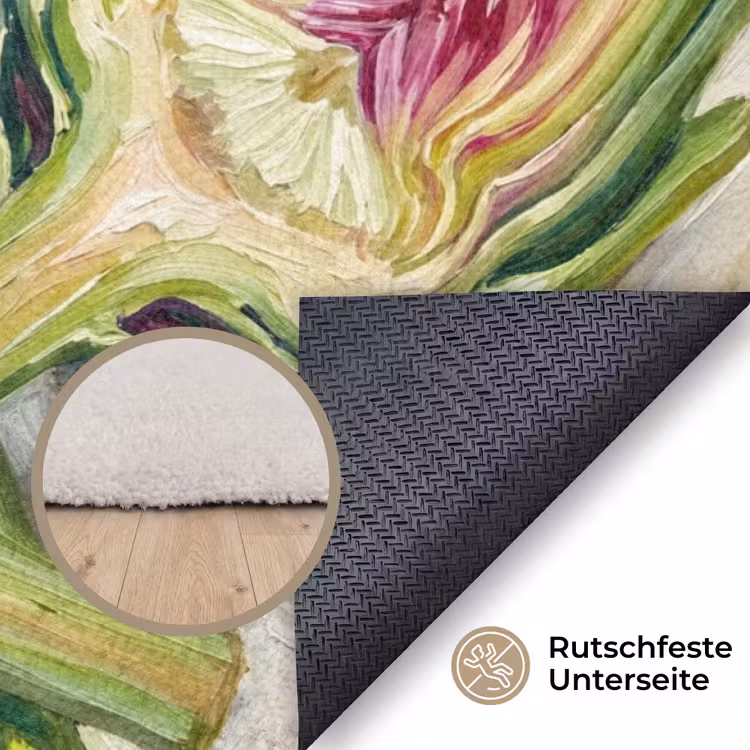 Teppich - Artischocke – Zitrone – Essen - Artisjok - Citroen - Eten Vloerkleed Rechthoek klein