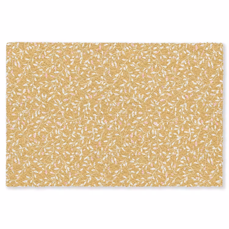 Takjes - Patroon - Oker Vloerkleed Rechthoek klein 1091 -3d