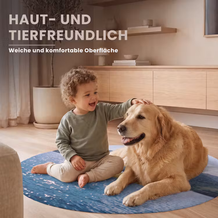 Teppich - Bademode – Bikini – Meer – Berge – Gelb - Badmode - Bikini - Zee - Bergen - Geel Vloerkleed Rond klein