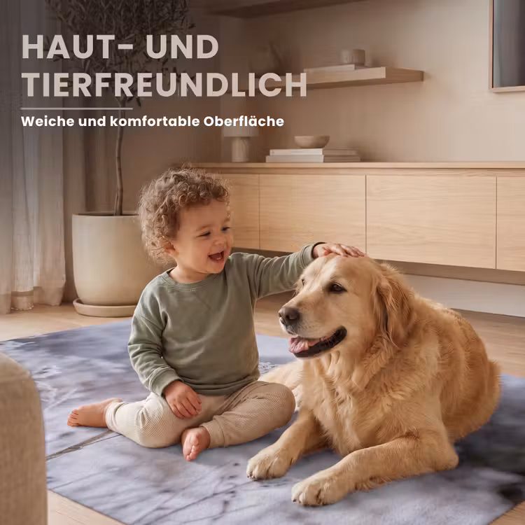 Schermbloem - Rijp - Kristallen - Winter - Delicaat Vloerkleed Rechthoek klein -uniquesellingpoint_zacht_DE