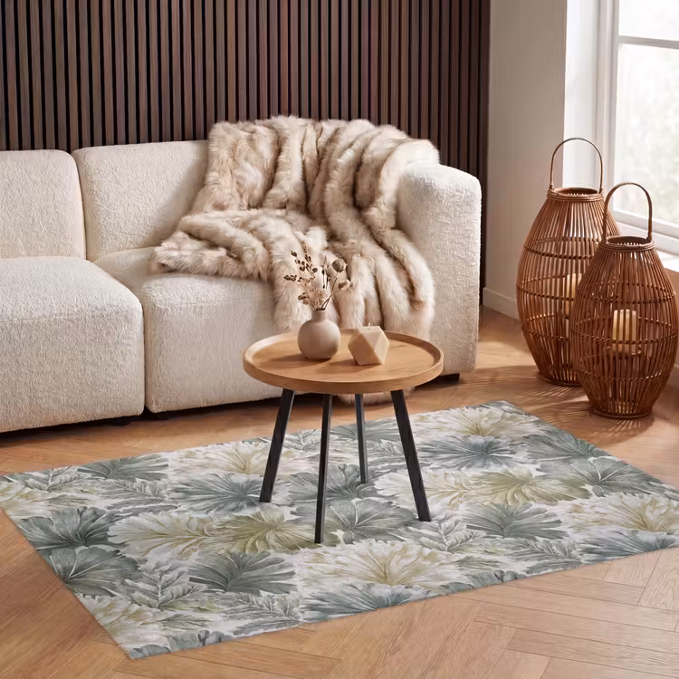 Bladeren - Botanisch - Groen Vloerkleed Rechthoek klein 1091 -atmosphere_sfeer2_global