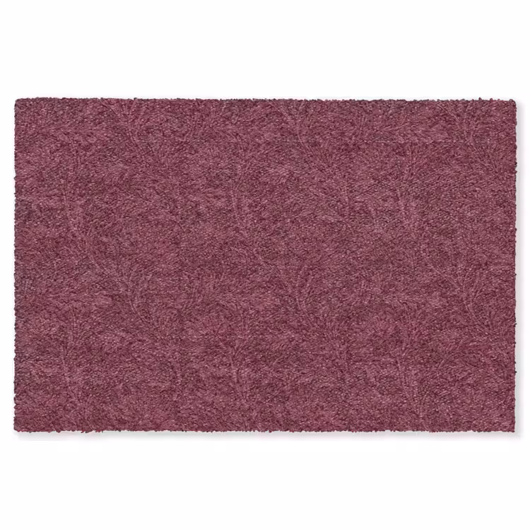 Bladeren - Patroon - Paars Vloerkleed Rechthoek klein 1091 -3d