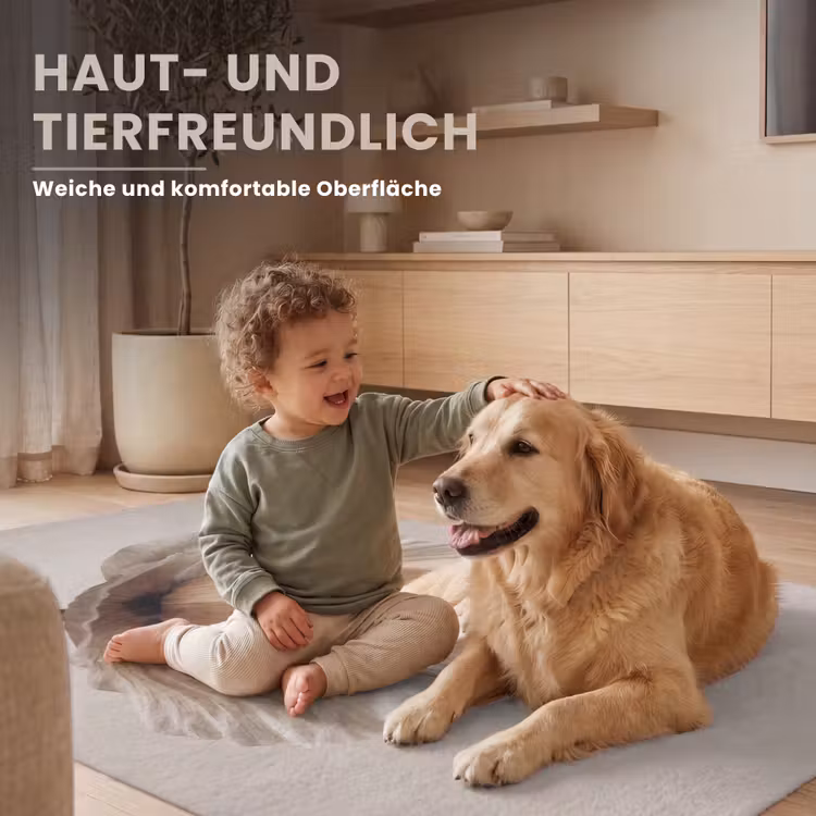 Bloem - Beige - Crème Vloerkleed Rechthoek klein -uniquesellingpoint_zacht_DE