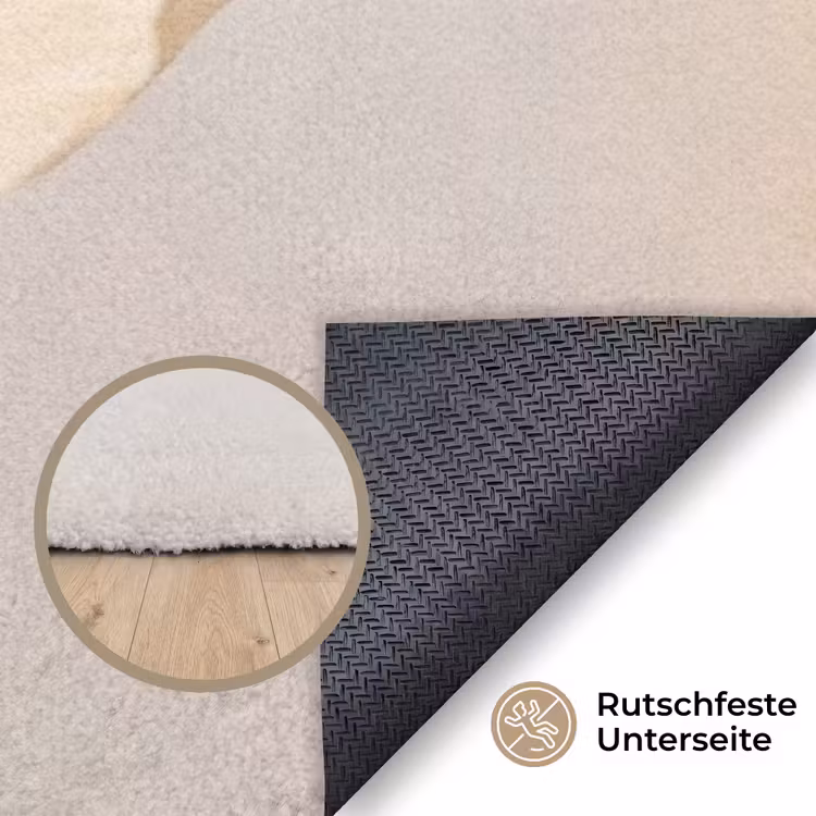 Bloem - Minimalistisch - Groen Vloerkleed Rechthoek klein -uniquesellingpoint_antislip_DE_DE