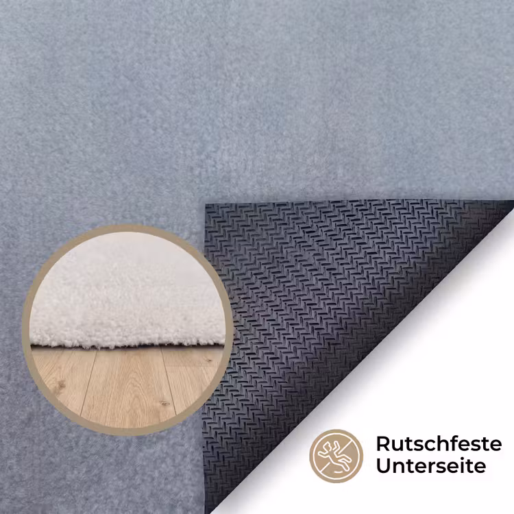 Bloemen - Vrouw - Wit Vloerkleed Rechthoek klein -uniquesellingpoint_antislip_DE_DE