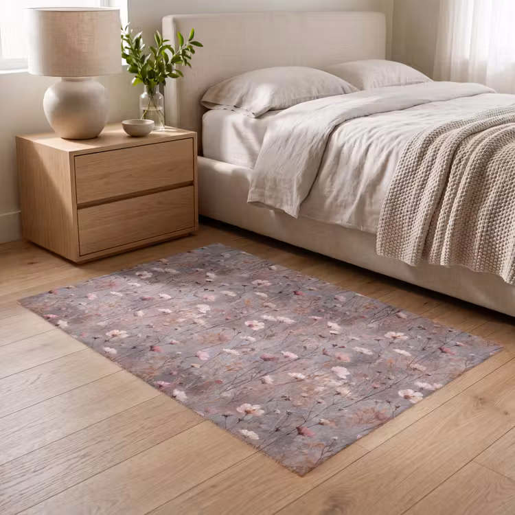Bloemen - Wild - Pastel Vloerkleed Rechthoek klein 1091 -atmosphere_sfeer3_global
