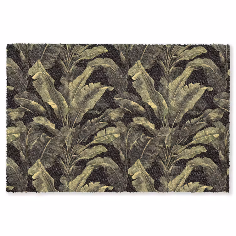 Botanisch - Bladeren - Groen Vloerkleed Rechthoek klein 1091 -3d