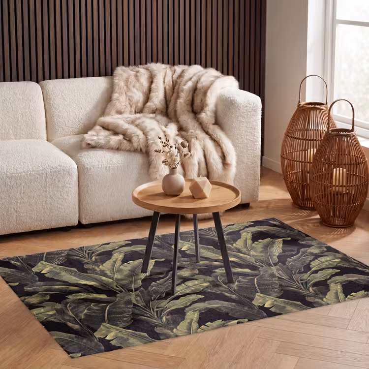 Botanisch - Bladeren - Groen Vloerkleed Rechthoek klein 1091 -atmosphere_sfeer2_global