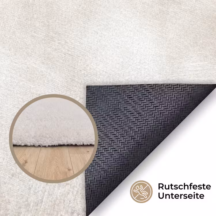 Subtiel - Structuur - Beige Vloerkleed Rechthoek klein 1091 -uniquesellingpoint_antislip_DE_DE