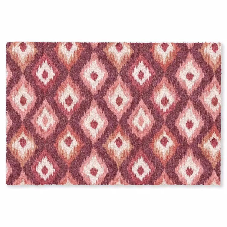 Diamantvormen - Roze - Patroon - Textuur Vloerkleed Rechthoek klein 1091 -3d