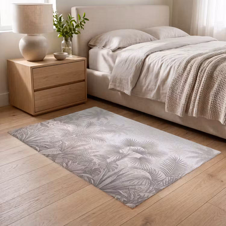 Jungle - Tropisch - Natuur -Vintage - Beige Vloerkleed Rechthoek klein -atmosphere_sfeer3_global