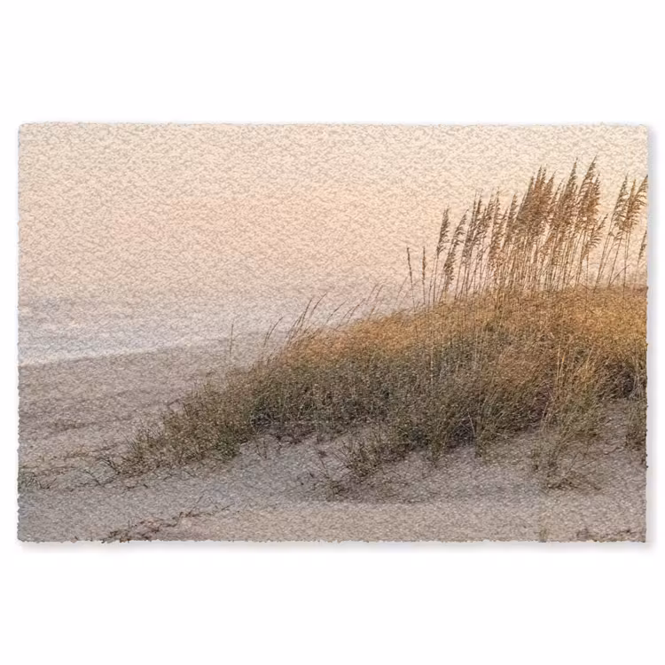 Duinlandschap - Zonsondergang - Strand Vloerkleed Rechthoek klein -3d