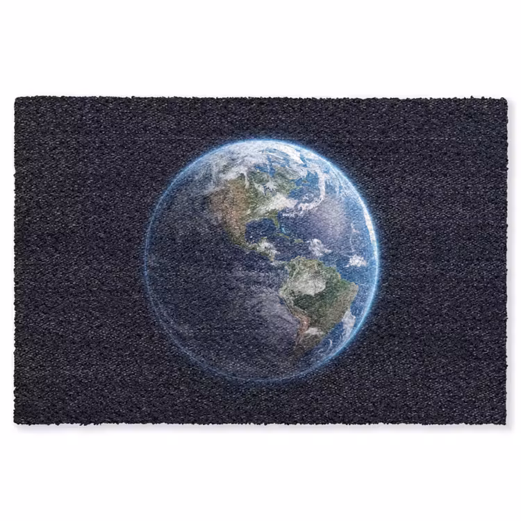Teppich - Erde – Weltraum – Kosmos - Aarde - Ruimte - Kosmos Vloerkleed Rechthoek klein