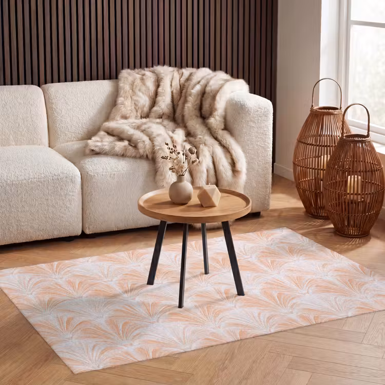 Waaier - Patroon - Perzik Vloerkleed Rechthoek klein 1091 -atmosphere_sfeer2_global