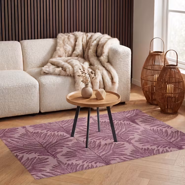 Varen - Patroon - Paars Vloerkleed Rechthoek klein 1091 -atmosphere_sfeer2_global