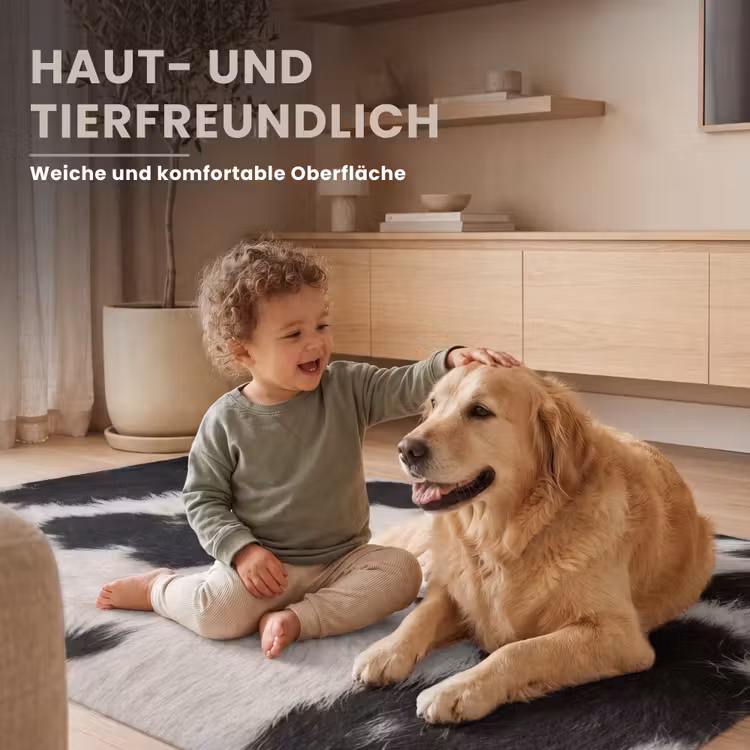 Bont - Textuur - Zwart - Wit Vloerkleed Rechthoek klein -uniquesellingpoint_USP_zachtDE_DE