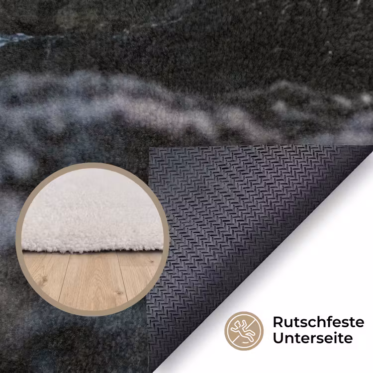 Rotsen - Vuurtoren - Wit Vloerkleed Rechthoek klein -uniquesellingpoint_antislip_DE_DE