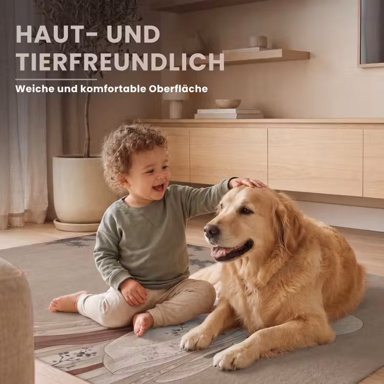 Vrouw - Azië - Kunst - Beige Vloerkleed Rechthoek klein -uniquesellingpoint_zacht_DE