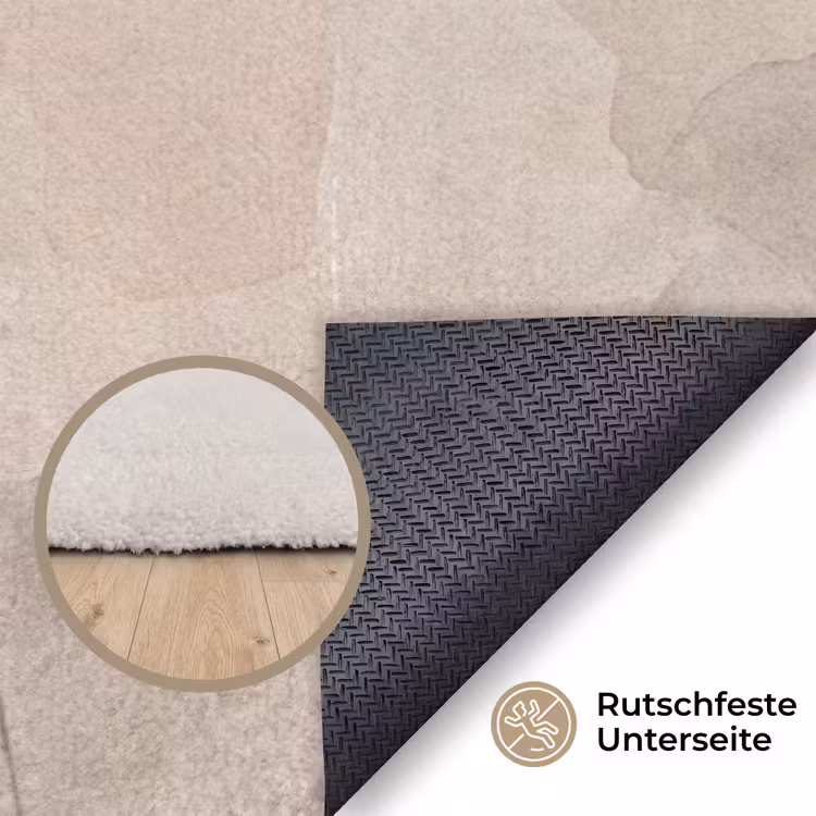 Vrouw - Sereen - Grijs Vloerkleed Rechthoek klein -uniquesellingpoint_antislip_DE_DE