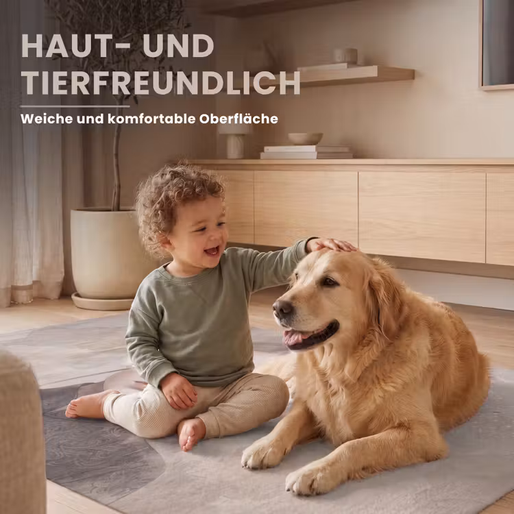 Vrouw - Sereen - Grijs Vloerkleed Rechthoek klein -uniquesellingpoint_zacht_DE