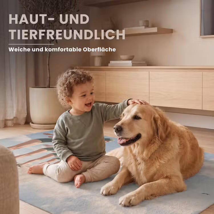 Teppich - Frauen – Tauchhaltung – Wolken - Vrouwen - Duikhouding - Wolken Vloerkleed Rechthoek klein