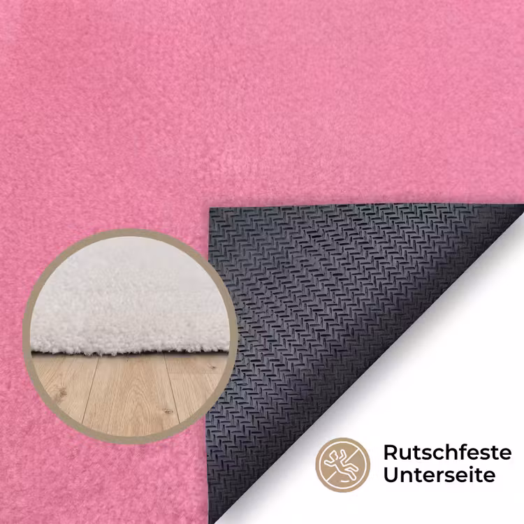 Vrouwengezicht - Vlinders - Kleurrijk Vloerkleed Rechthoek klein -uniquesellingpoint_antislip_DE_DE