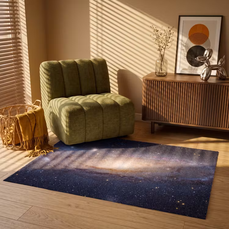 Teppich - Galaxie – Weltraum – Kosmos - Sterrenstelsel - Ruimte - Kosmos Vloerkleed Rechthoek klein