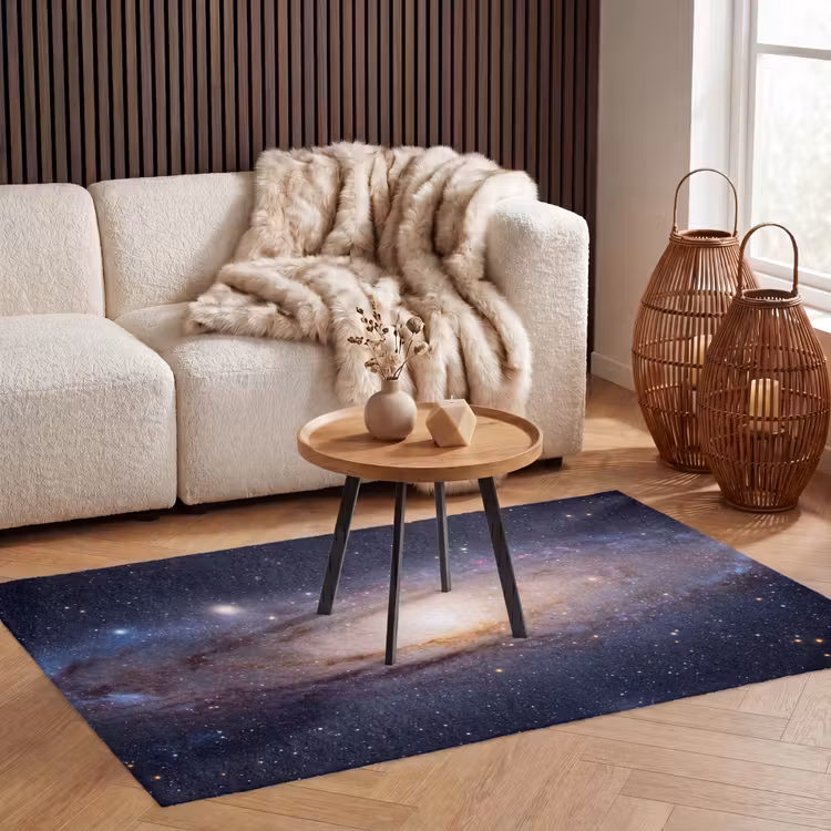 Teppich - Galaxie – Weltraum – Kosmos - Sterrenstelsel - Ruimte - Kosmos Vloerkleed Rechthoek klein