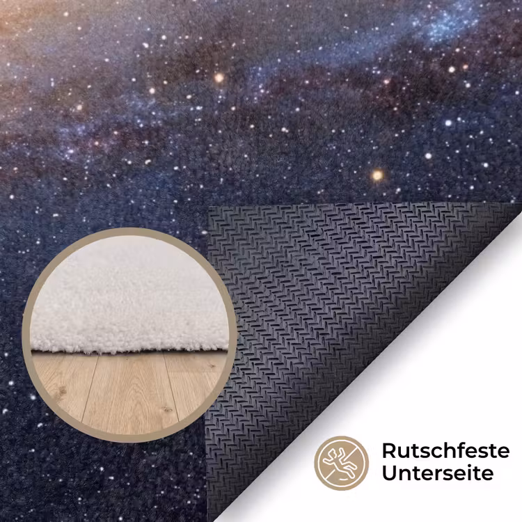 Teppich - Galaxie – Weltraum – Kosmos - Sterrenstelsel - Ruimte - Kosmos Vloerkleed Rechthoek klein