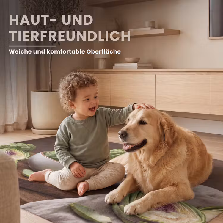 Teppich - Gemüse – Artischocke – Küche - Groenten - Artisjok - Keuken Vloerkleed Rechthoek klein
