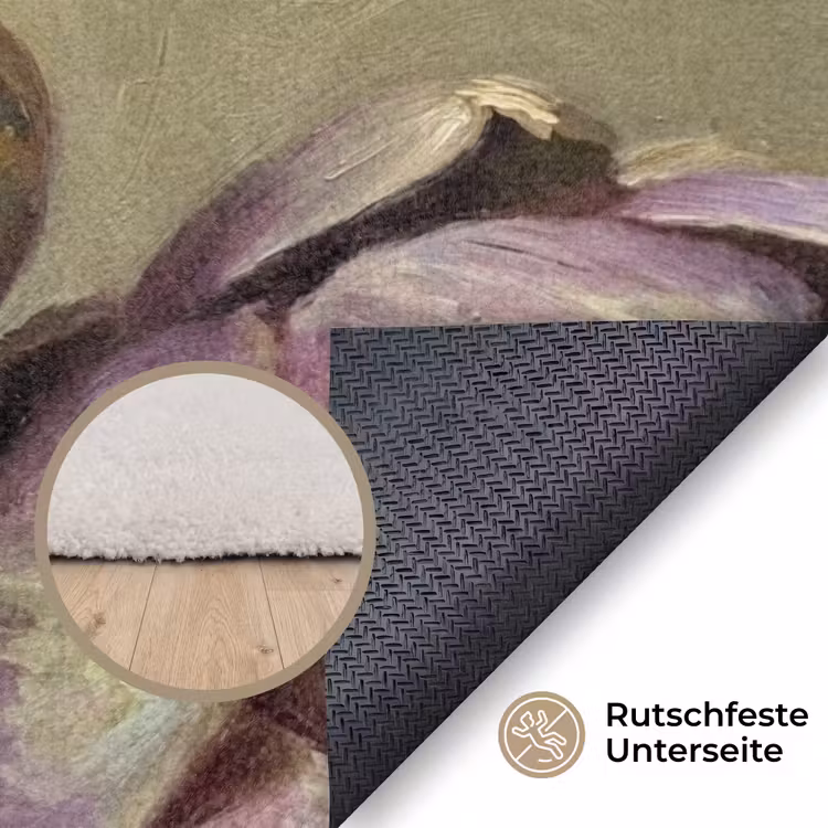 Teppich - Gemüse – Stillleben – Gemälde - Groente - Stilleven - Schilderij Vloerkleed Rechthoek klein