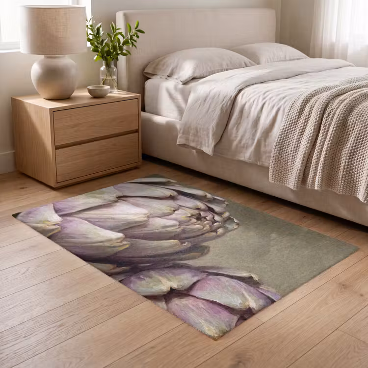 Teppich - Gemüse – Stillleben – Gemälde - Groente - Stilleven - Schilderij Vloerkleed Rechthoek klein