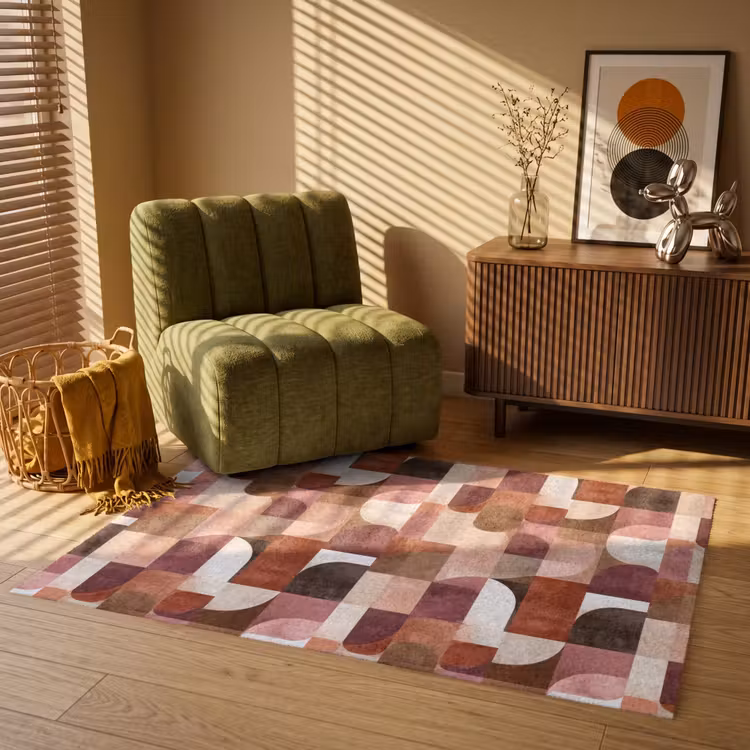 Geometrie - Modern - Retro Vloerkleed Rechthoek klein 1091 -atmosphere_sfeer1_global